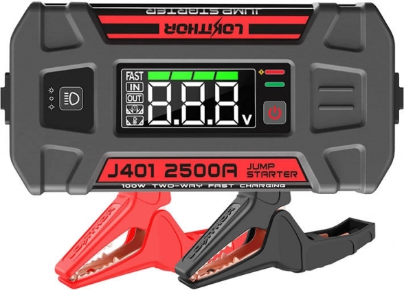 Powerbank og startbooster LOKITHOR J401 12 V, 2500 A, 74 Wh