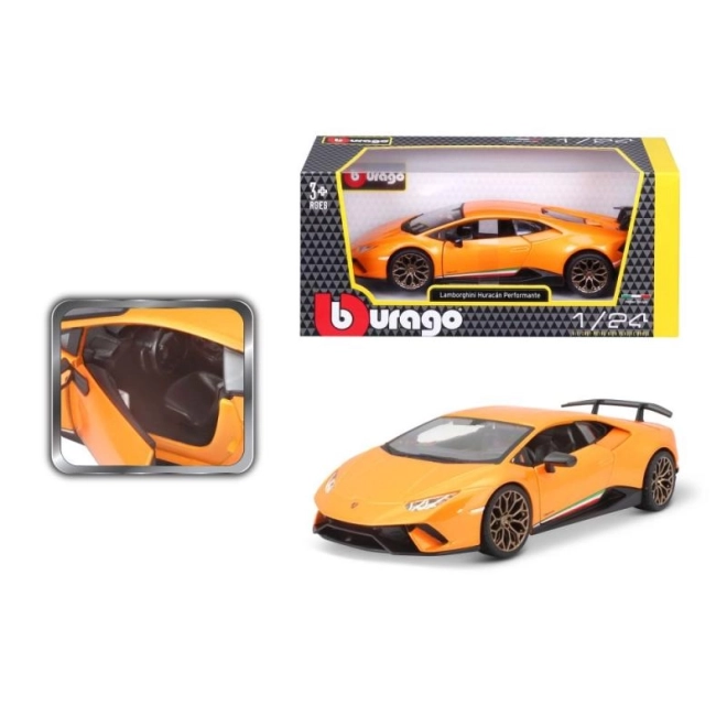 Lamborghini Huracan Performante orange model 1:24