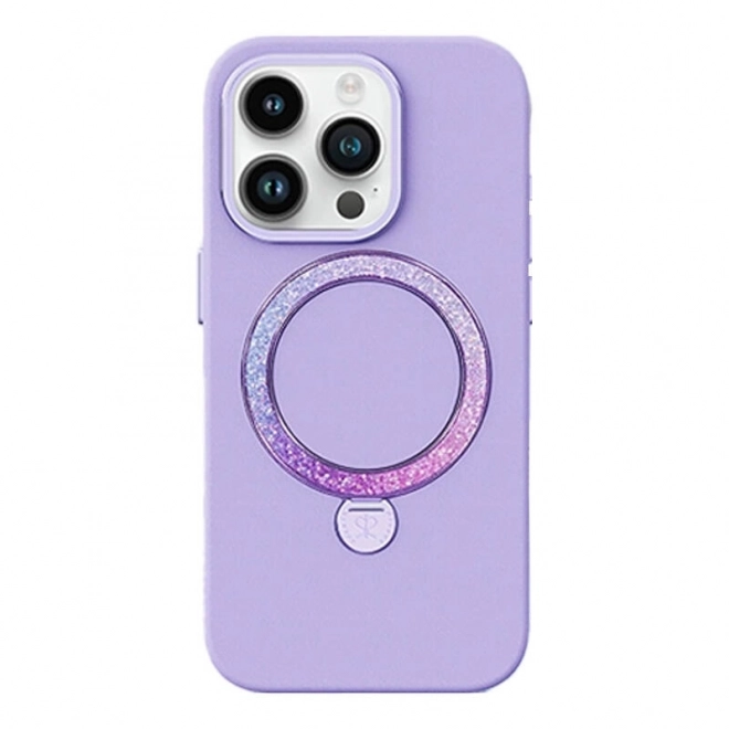 Telefon etui Joyroom Dancing Circle til iPhone 15 Pro lilla