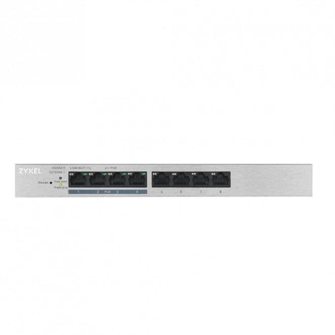 Zyxel GS1200-8HP V2 8-port PoE+ switch med webstyring