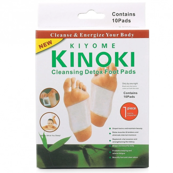 Kinoki Detoxplastre til fødder, 10 stk.