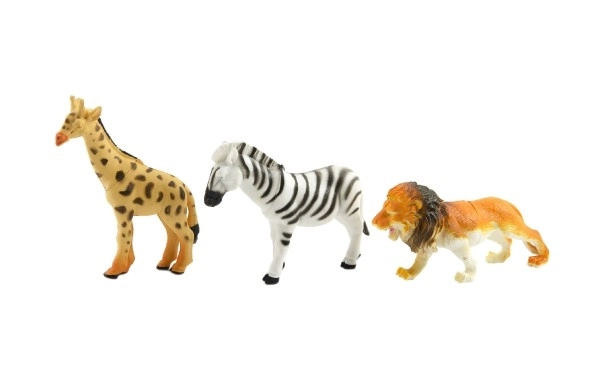 Dyr safari ZOO sæt 6 stk