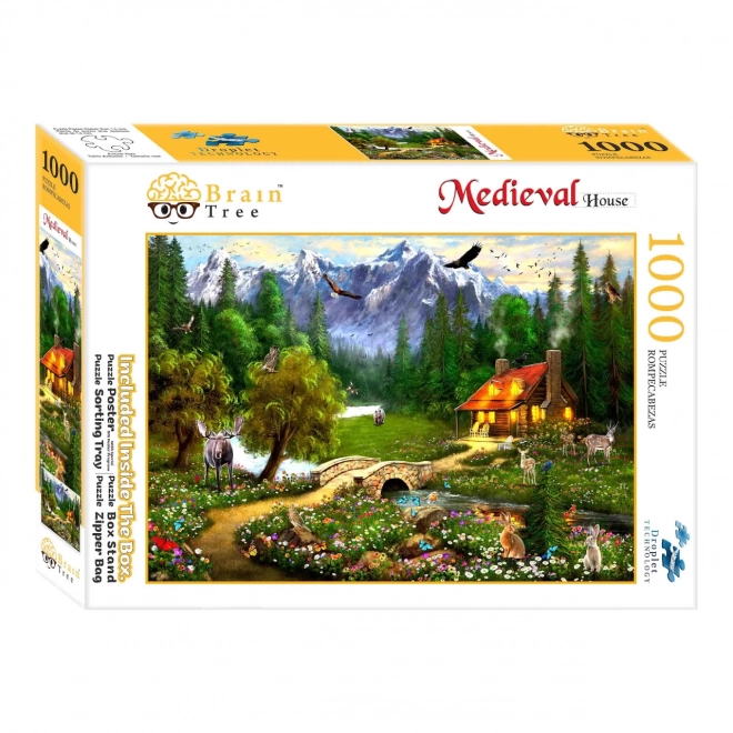 Puzzle Brain Tree - Bjergskov 1000 brikker