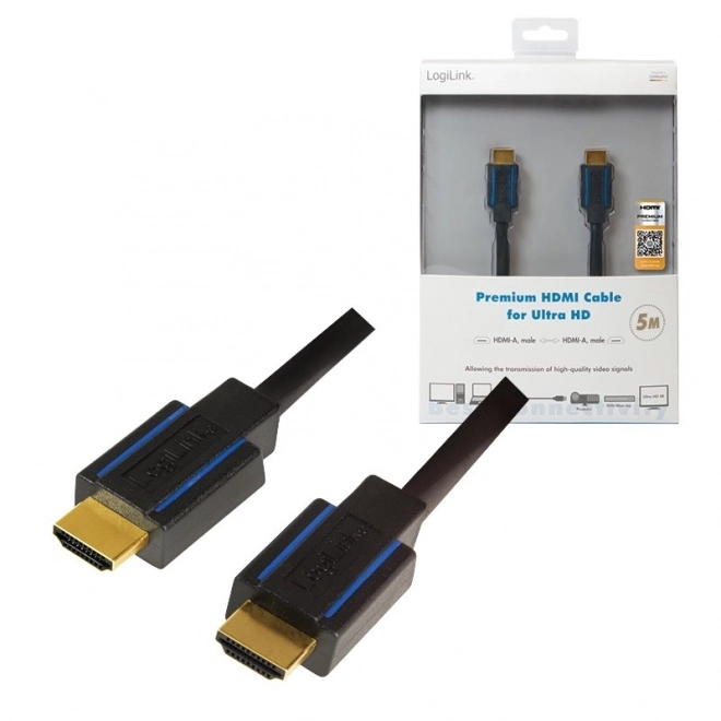 Premium HDMI-kabel Ultra HD 5m