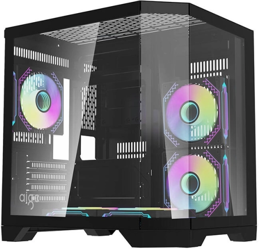 Computer kabinet Darkflash FT350 med 5 aRGB blæsere