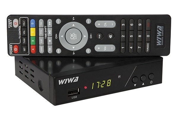 Moderne tuner WIWA med H.265 PRO teknologi