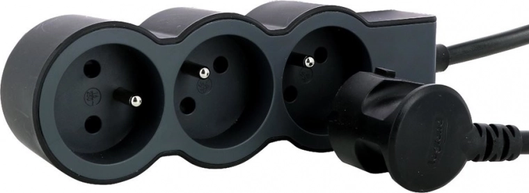 Tre udtag til flere enheder