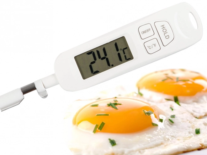 Digitalt køkkentermometer med LCD-display