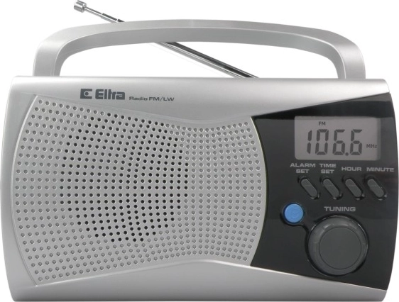 Bærbar radio KINGA 2 sølv