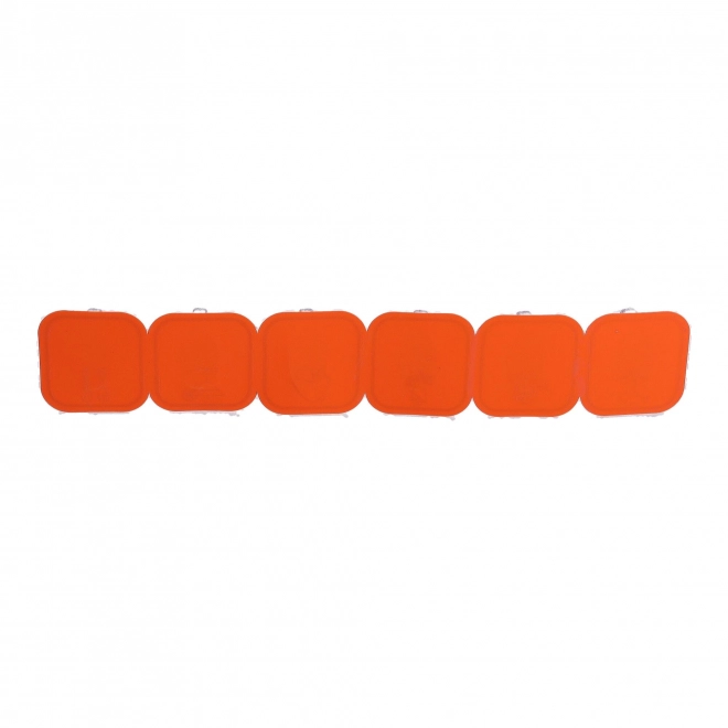 Selvklæbende kroge 6 stk - orange