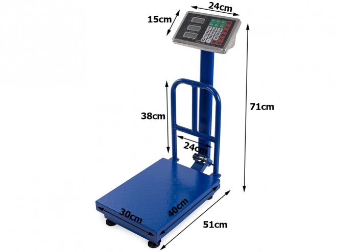 Elektronisk vægt med LCD-skærm 100 kg