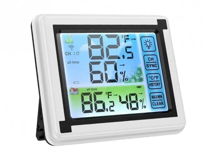 Trådløs vejrstation med hygrometer