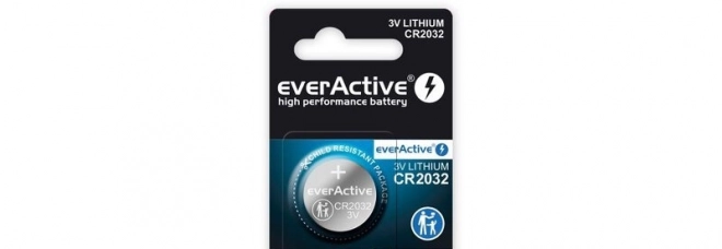 EverActive litiumbatteri CR2032 blister 1 stk