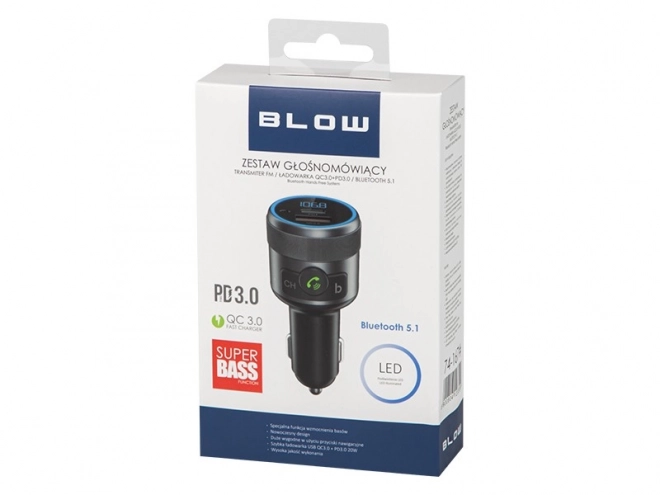 FM-sender Bluetooth5.1 + QC3.0 + PD 24W