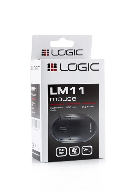 Optisk mus kablet Logic LM-11