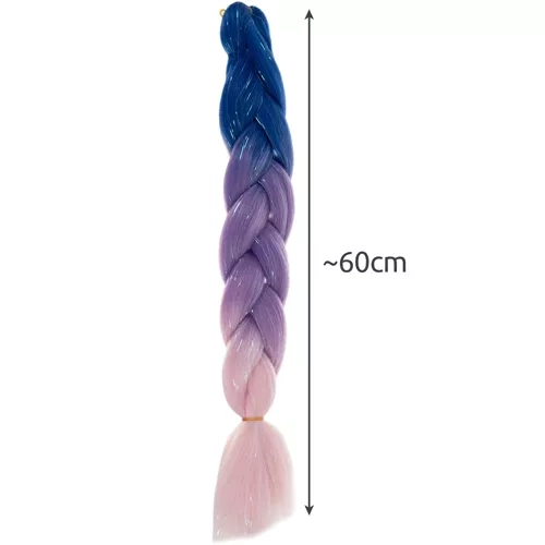 Syntetisk hår ombre fletninger Soulima 23577
