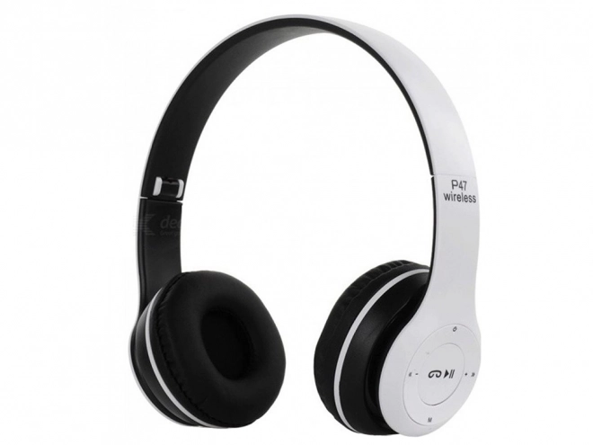 Trådløse hovedtelefoner p47 bluetooth mikrofon mp3