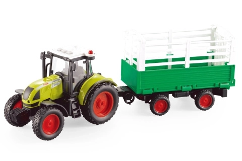 Traktor med anhænger på batteri