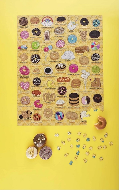 Puzzle Ridley's Games til doughnut elskere 1000 brikker