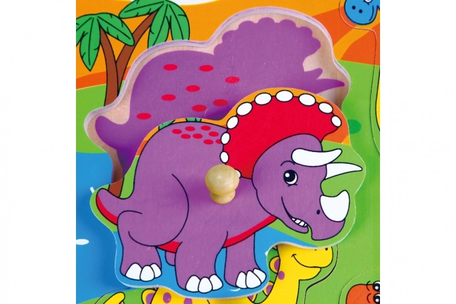 Trævputtebræt - dinosaurusser