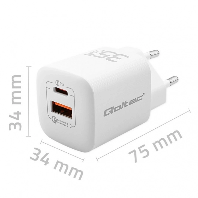 Oplader 35W GaN ULTRA hvid