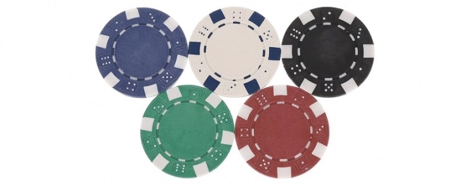 Poker - sæt med 300 jetoner i HQ-kuffert