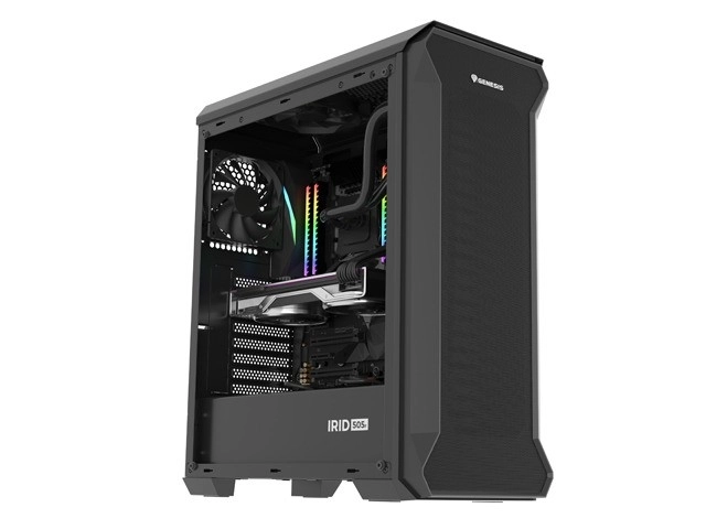 Skab Genesis Irid 505F med vindue USB 3.0