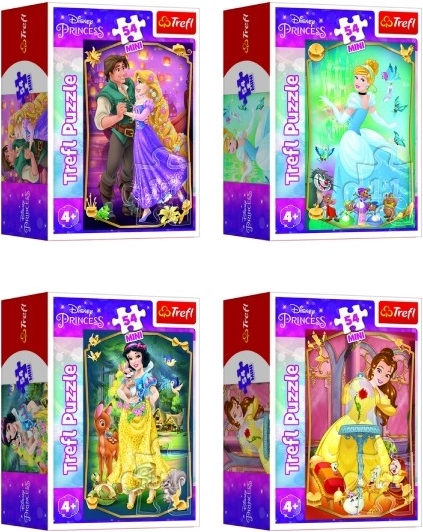 Fire magiske prinsessemotiver