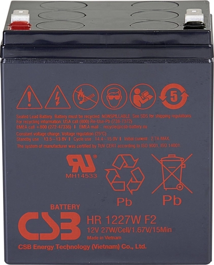 Akumulator HR1227WF2 6,5Ah til høj belastning