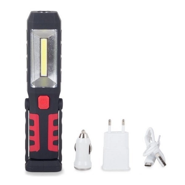 Værkstedslampe 3-i-1 LED COB genopladelig