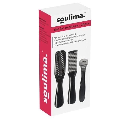 Pedikuresæt - 26 stk. - Soulima 21447