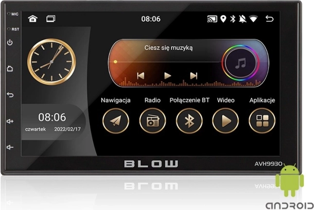 2DIN bilradio med 7" touchskærm og GPS AVH-9930