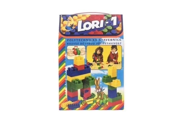 Byggesæt LORI 1 plast 50 stk i kassen 19x28x10cm