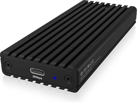 Aluminium ekstern boks til SSD M.2 NVMe USB‑C 3.2 Gen 2x2 20 Gb/s
