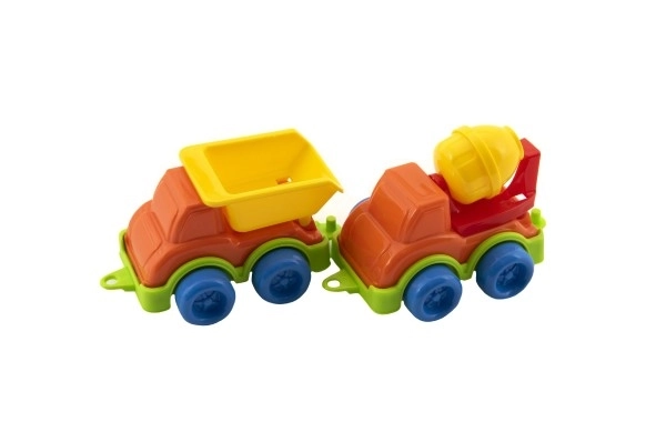 Mini transportmiddel plastik 10-12cm til fri kørsel, blandede typer