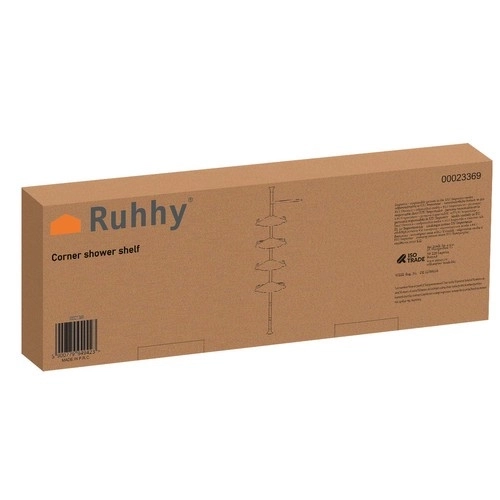 Hjørne brusehylde Ruhhy 23369