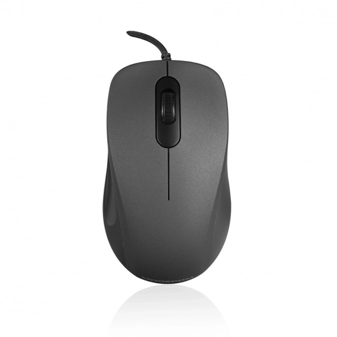 MODECOM MC-M10S stille sort trådet optisk mus
