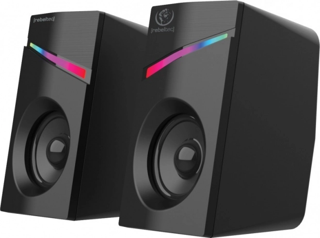 Stereohøjttalere 2.0 med LED-baggrundsbelysning