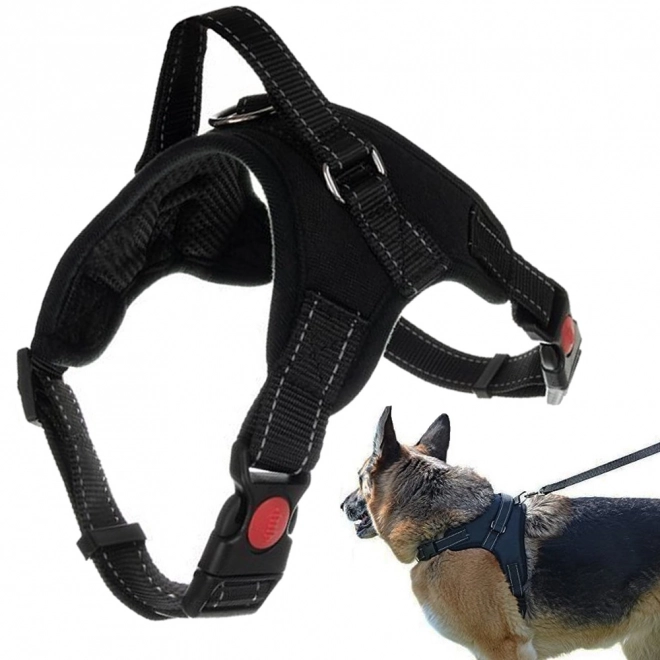 Robust, ikke-tryk hundesele til let håndtering størrelse L