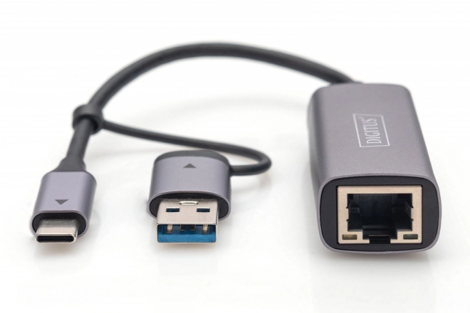 Digitus USB-C til USB-A adapter til RJ45 2,5 Gigabit Ethernet