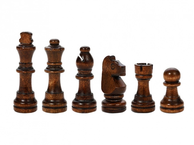 Træspil sæt 3i1: Skak, Dame og Backgammon