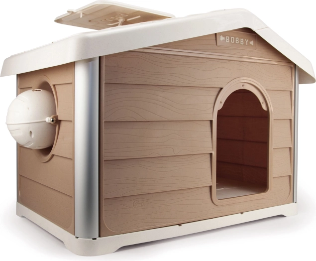 Loboo Smartkave Alaska modulært hus til hunde og katte med sadeltag