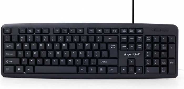 standardt USB-tastatur sort