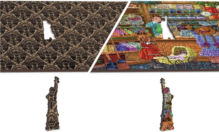 Dobbeltsidet puslespil 2-i-1 for dobbelt så meget sjov