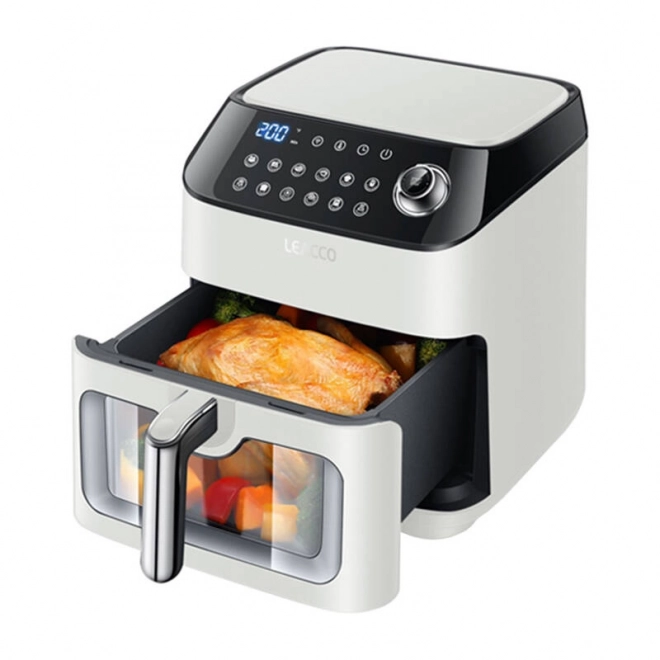 Varmluftsfriture LEACCO AF020 Hvid