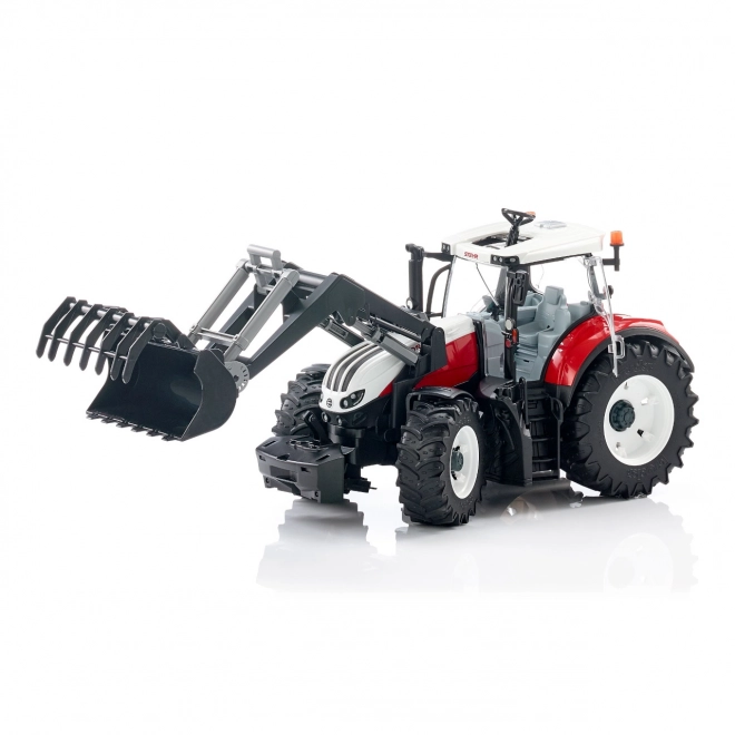 Bruder traktor Steyr Terrus CVT med frontlæsser