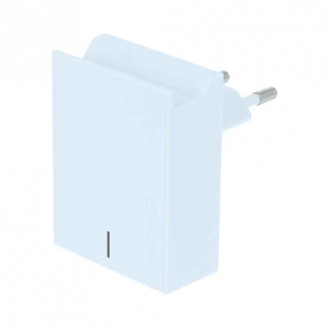 Oplader Swissten iPhone 3.0 18W Power Delivery - hvid