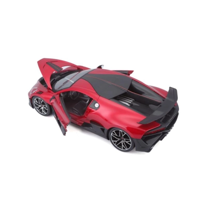 Bburago model Bugatti Divo rød 1:18