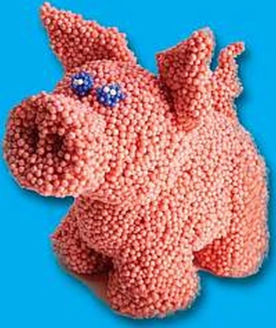 PlayFoam® Modellervoks/Ler kugleformet 4 farver på kort 19,5x27x3cm