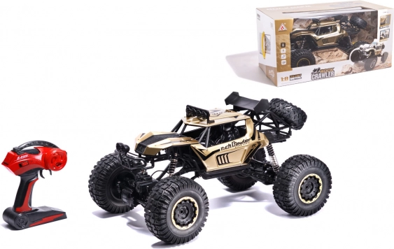 RC terrængående bil Rock Crawler 1:8 med metal karrosseri 51 cm – Guld